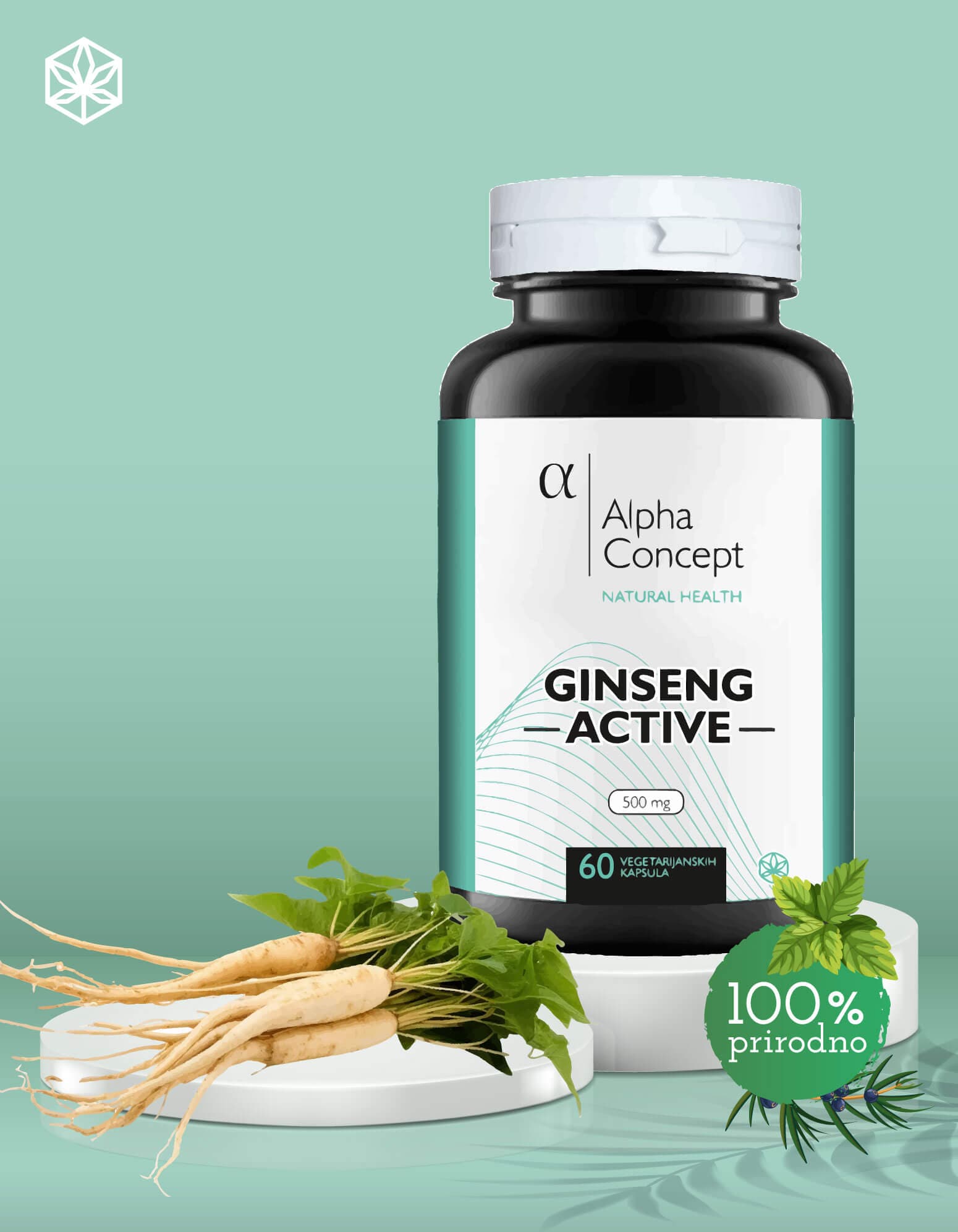 Ženšen kapsule – Panax ginseng